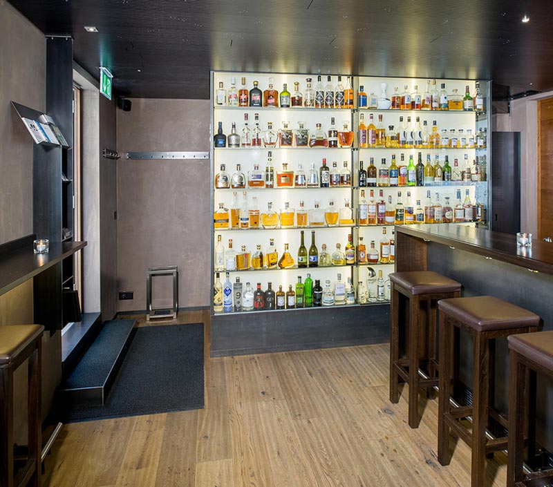 Blick auf die Bar